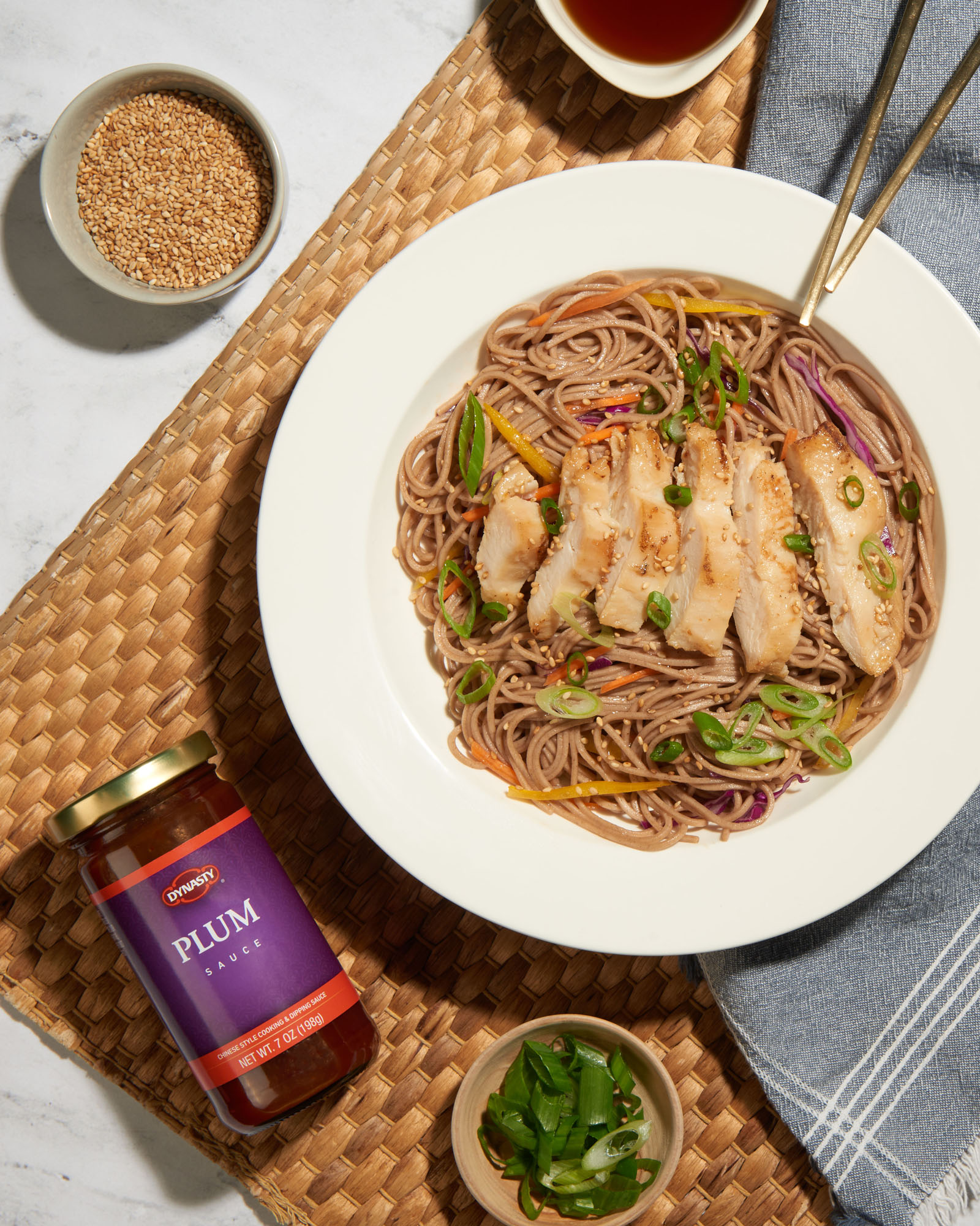 Plum Sauce chicken Soba Salad - JFC International